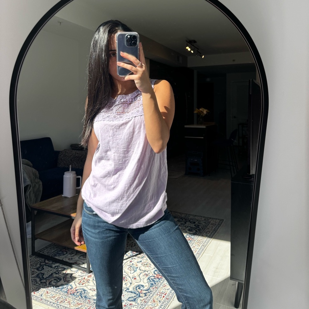 Lavender Sleeveless Top